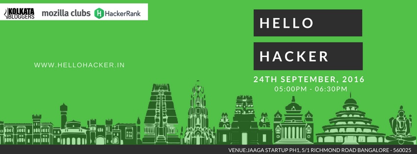 hello hacker, hello hacker bangalore, anirban saha in bangalore