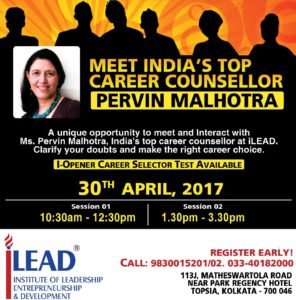 ilead, career, pervin malhotra, kolkata bloggers, kolkata, 