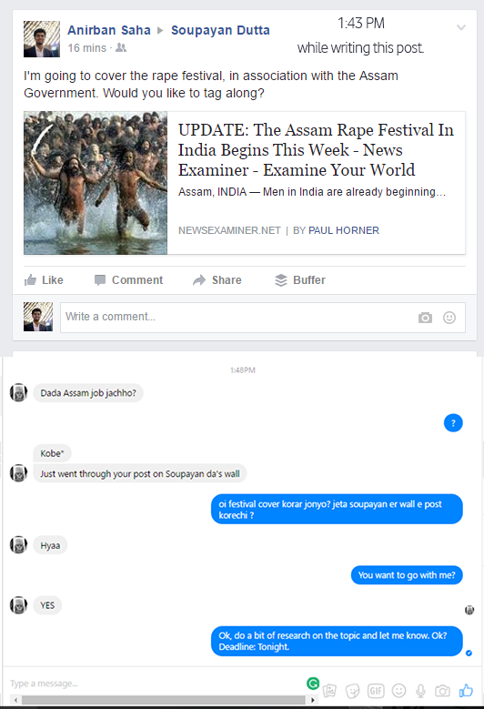 fake news, rape festival india