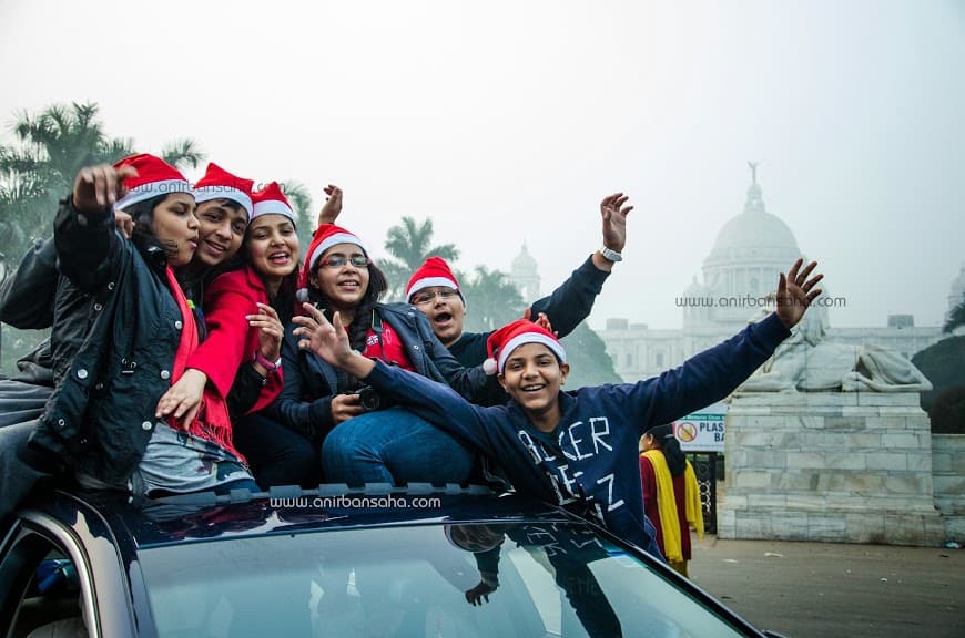 christmas in kolkata