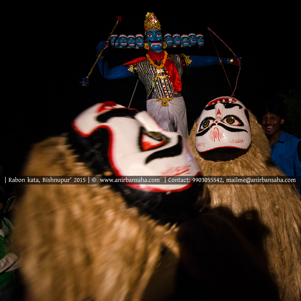 rabon kata masks, ravan kata masks, masks of bengal