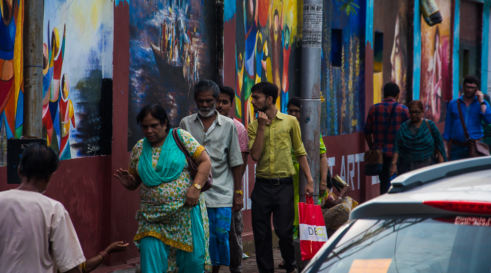 kolkata street art, kolkata street art festival, kolkata graffiti