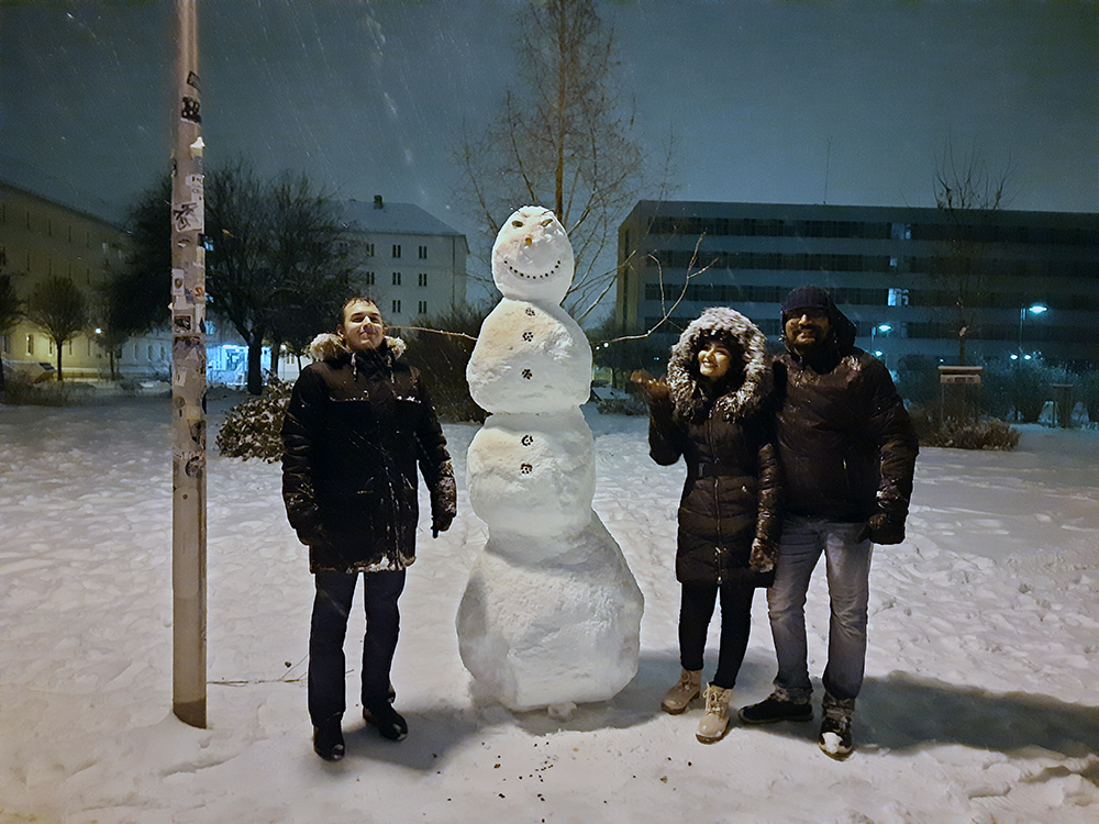 snow in magdeburg