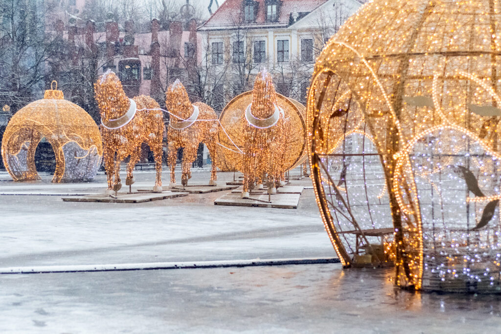 lichterwelt in snow