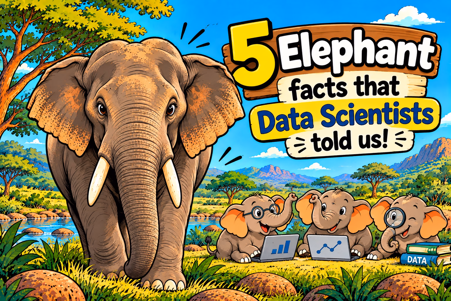 5 elephant facts cover main blog